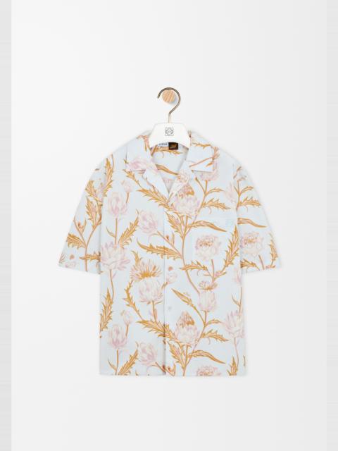 Short sleeve shirt in cotton