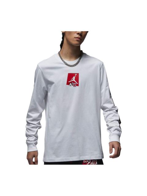 Air Jordan Brand Graphic Long-Sleeve T-Shirt 'White' FD7018-100