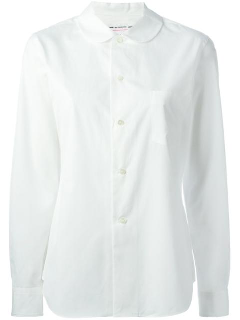 Peter Pan collar oversized shirt