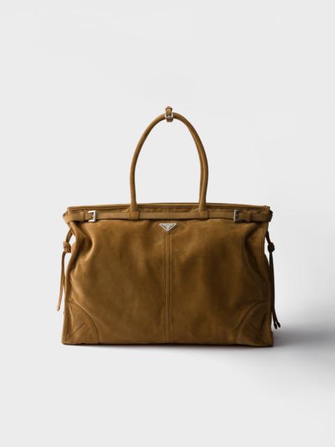 Prada Bonnie suede tote bag