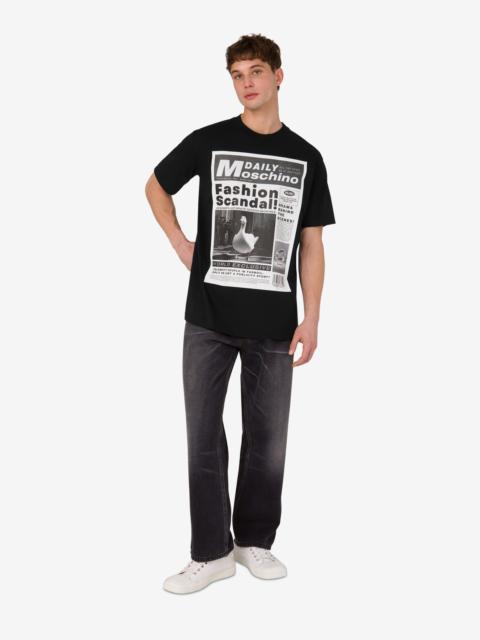 PRINTED ORGANIC COTTON JERSEY T-SHIRT