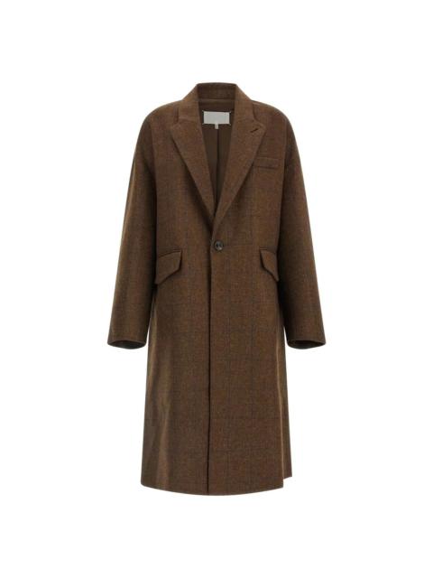 OVERSIZED COCOONING COAT - BROWN