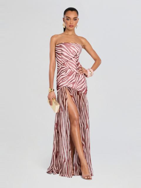 NICOLE SILK CHIFFON DRESS