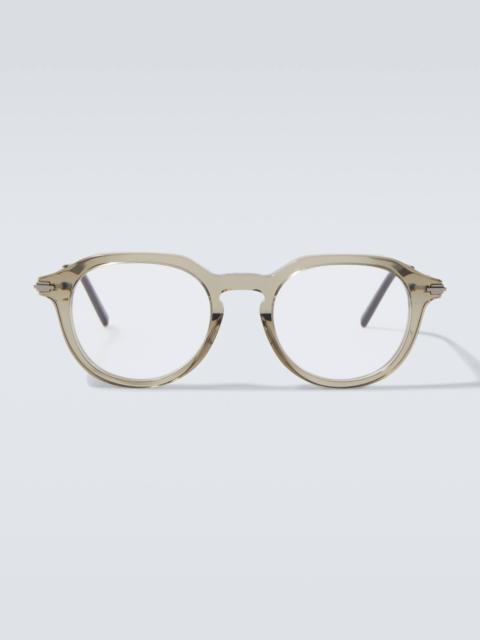 DiorBlackSuit round glasses