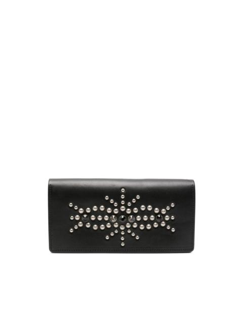 stud-embellished wallet