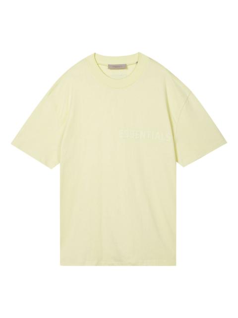 Fear of God Essentials FW22 Short Sleeve Tee Canary FOG-FW22-373
