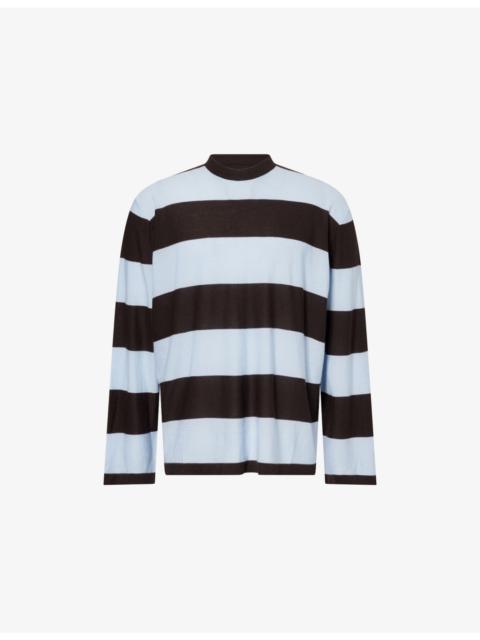 Striped Crewneck Cashmere Jumper