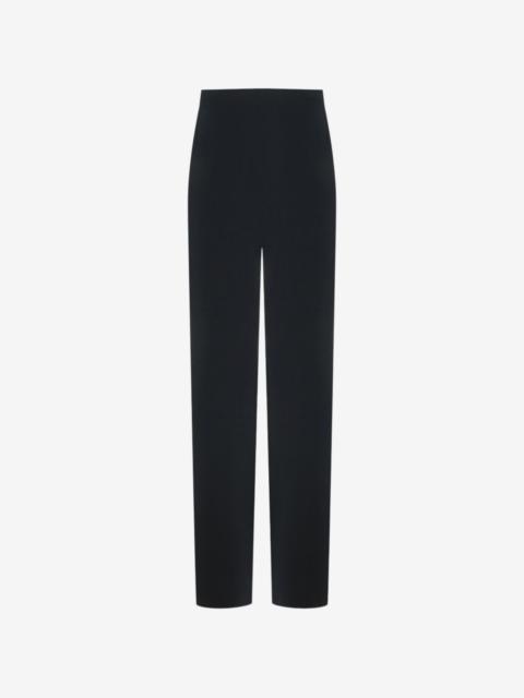 straight-leg trousers