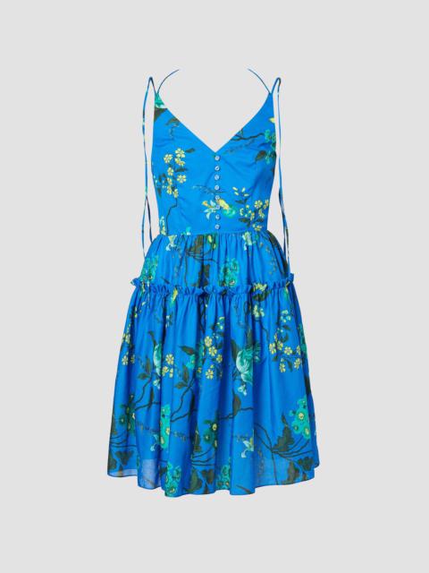 SLEEVELESS DRESS WITH TIE STRAPS