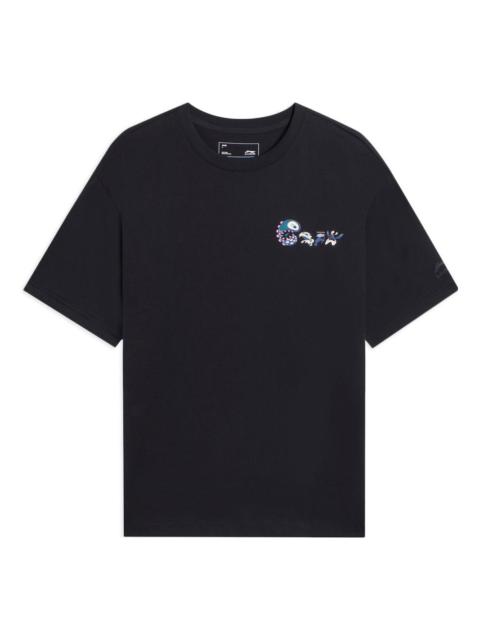 Li-Ning Counterflow Graphic T-shirt 'Black' AHSSA57-2