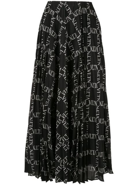 VLTN print skirt