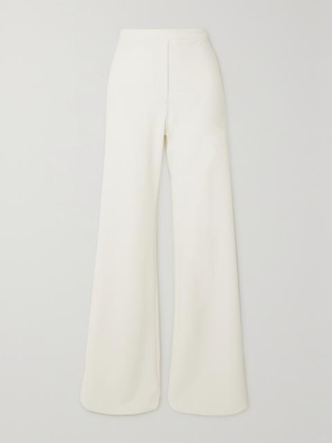 Stretch-crepe Wide-leg Pants