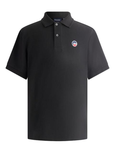 pique-cotton polo shirt