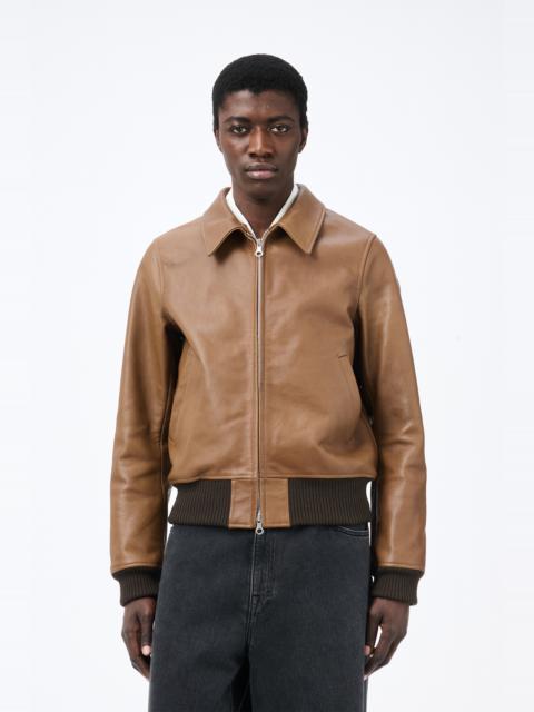 Pharos Bomber Smoky Quartz Goat Skin