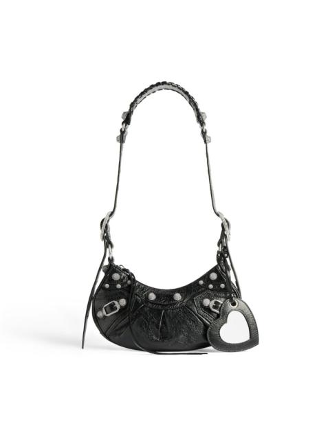 le cagole xs shoulder bag with rhinestones