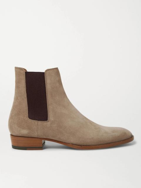 Wyatt 30 Suede Chelsea Boots Brown