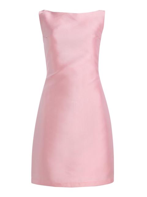Exclusive Gigi Twill Mini Dress pink
