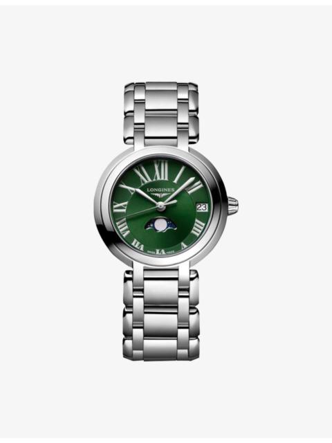 L8.115.4.61.6 PrimaLuna Moonphase Stainless-Steel Quartz Watch