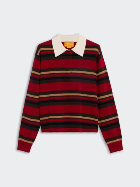 Cropped Stripe Rugby