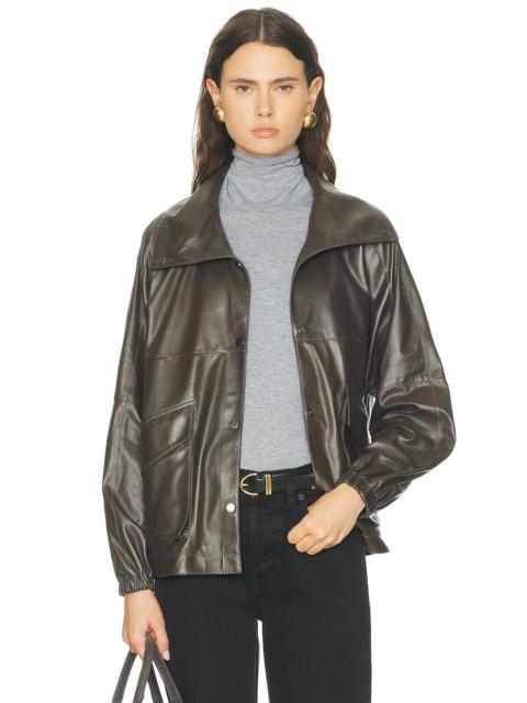 Anorak Leather Jacket