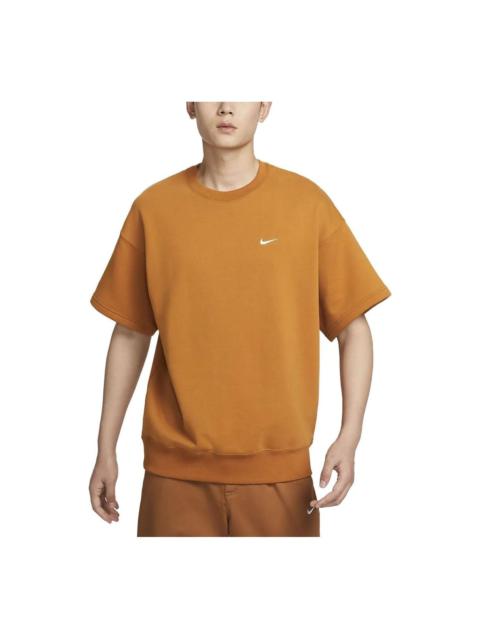 Nike Solo Swoosh Logo T-Shirt 'Brown' DX0881-754
