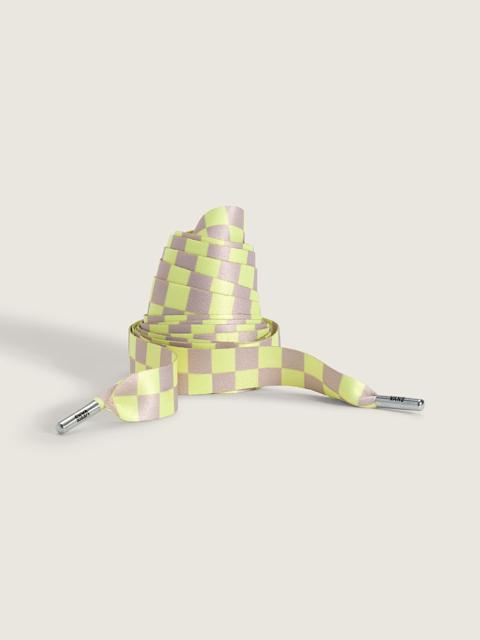 Waffle Shop Checker Shoelace