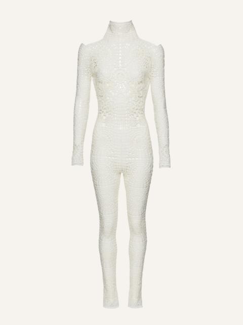 Koniakow lace jumpsuit in cream