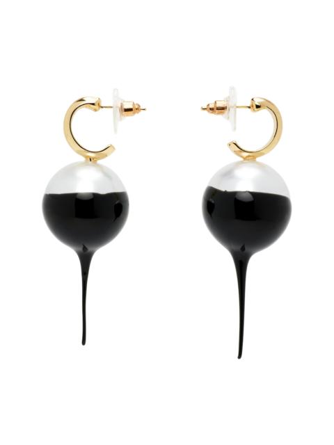 Dipped Pearl Earrings