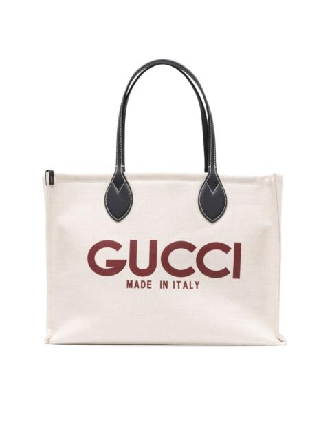 medium Gucci-print tote bag
