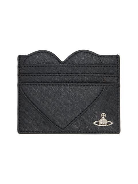 Black Heart Card Holder