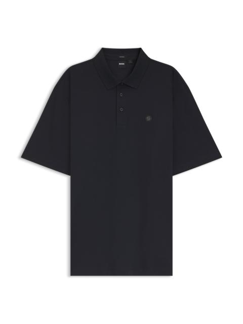 REGULAR-FIT POLO SHIRT IN MERCERIZED INTERLOCK COTTON