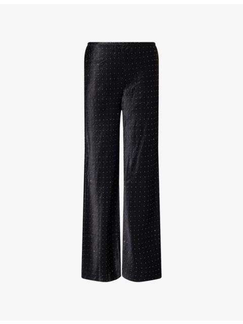 Gale Embellished Woven Trousers