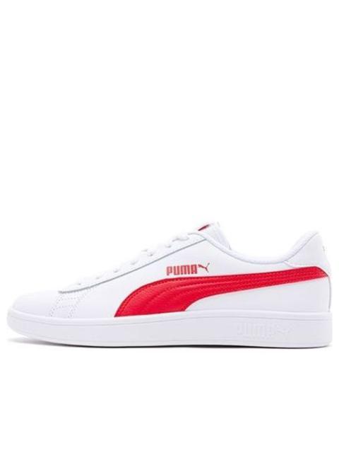 PUMA Smash V2 L White Red Unisex 'White Red' 365215-09