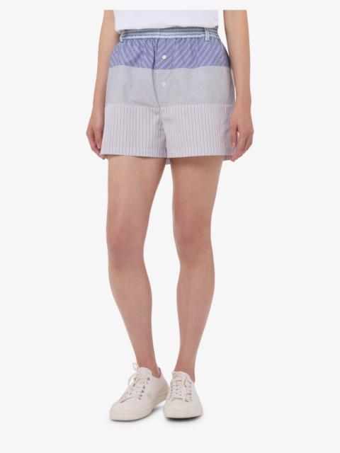 PRINTED COTTON POPLIN SHORTS