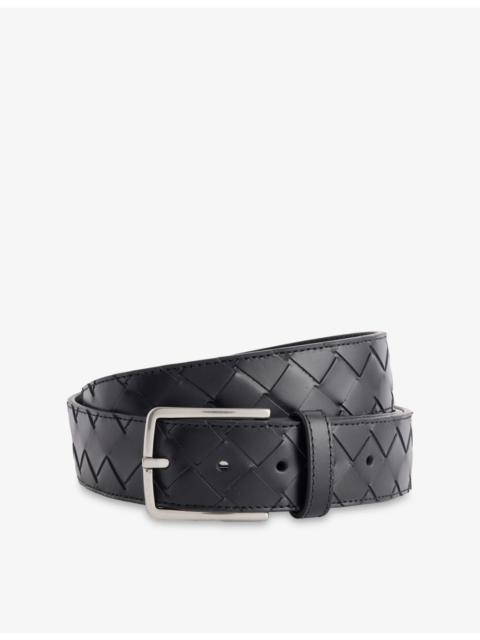 Woven Leather Belt