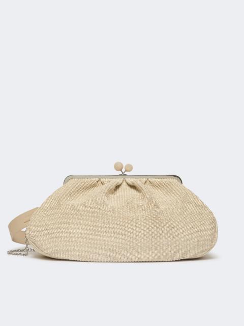 Large raffia-effect Pasticcino bag - TURTLEDOVE