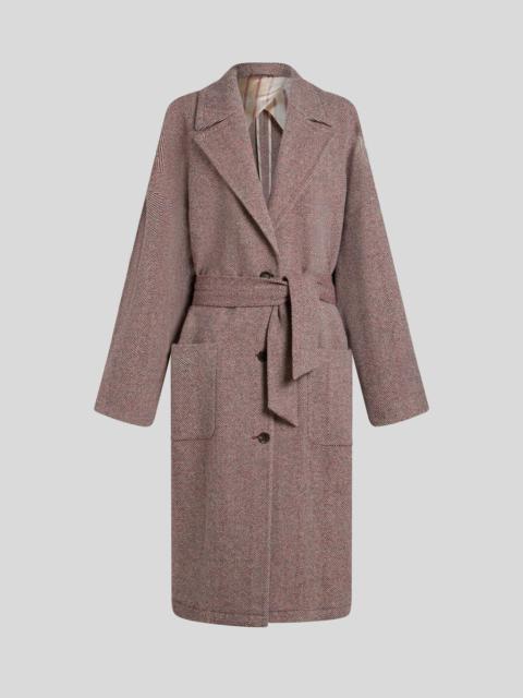 WOOL COAT WITH BELT