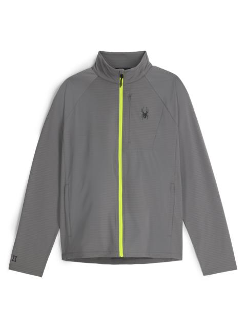Mens Gridweb Full Zip - Storm