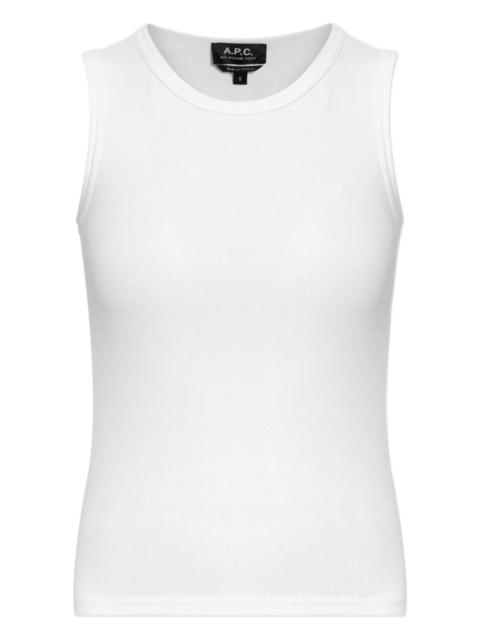 crew-neck tank top