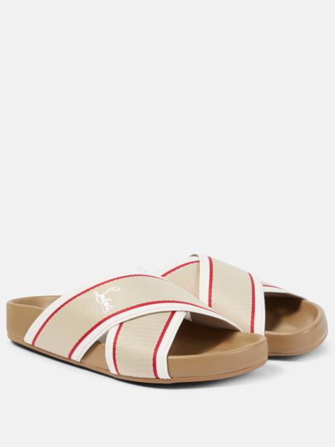 Hot Cross Bizz ribbon sandals
