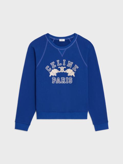 regular sweatshirt IN cotton fleece