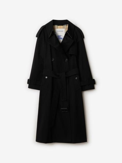 Long Gabardine Fitzrovia Trench Coat