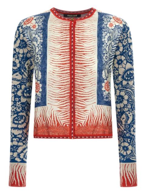 bandana-print sweater