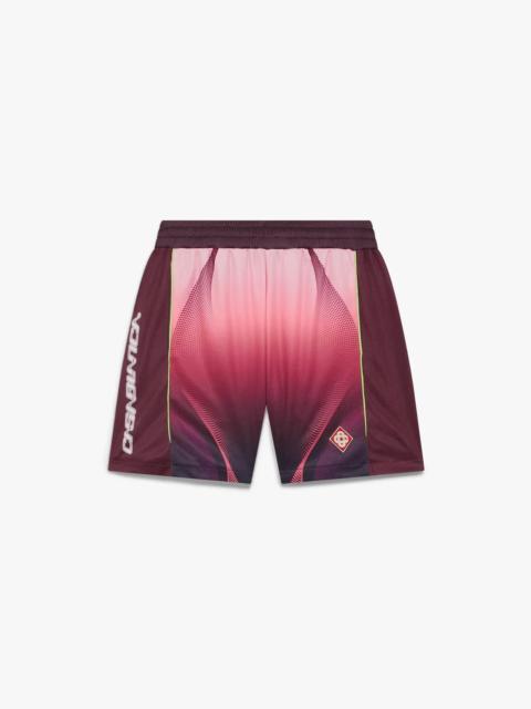 Aubergine Gradient Football Shorts | Casablanca Paris
