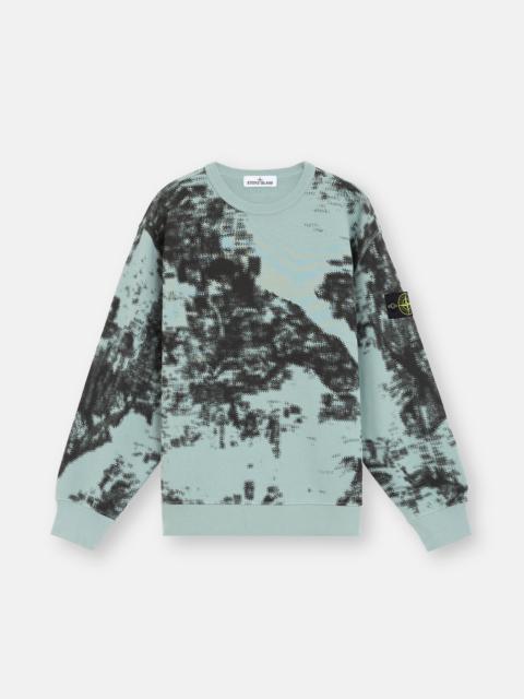 669E3 CAMOUFLAGE ORGANIC COTTON DIAGONAL FLEECE
