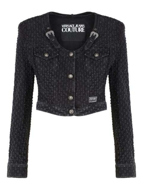 buckle-detail jacket