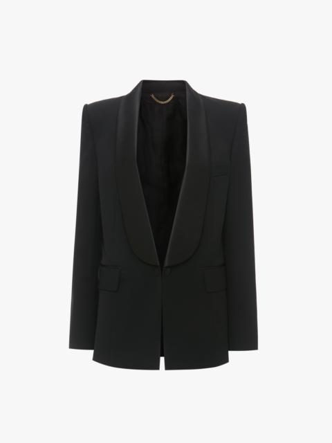 Shawl Collar Tux Jacket In Black
