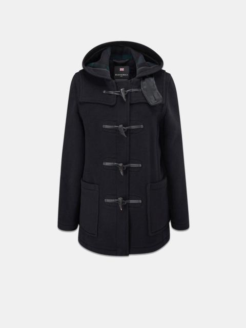 Women's Short Slim Fit Freda Duffle Coat Navy Black Watch