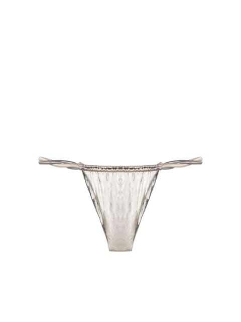 rope-detail reversible bikini bottoms