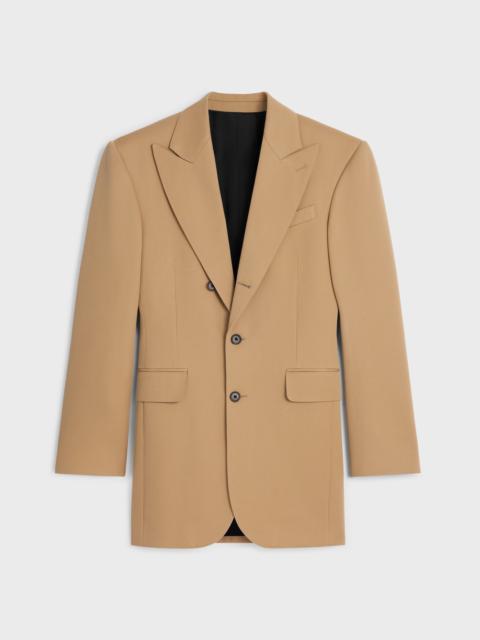 colonne jacket IN DIAGONAL WOOL